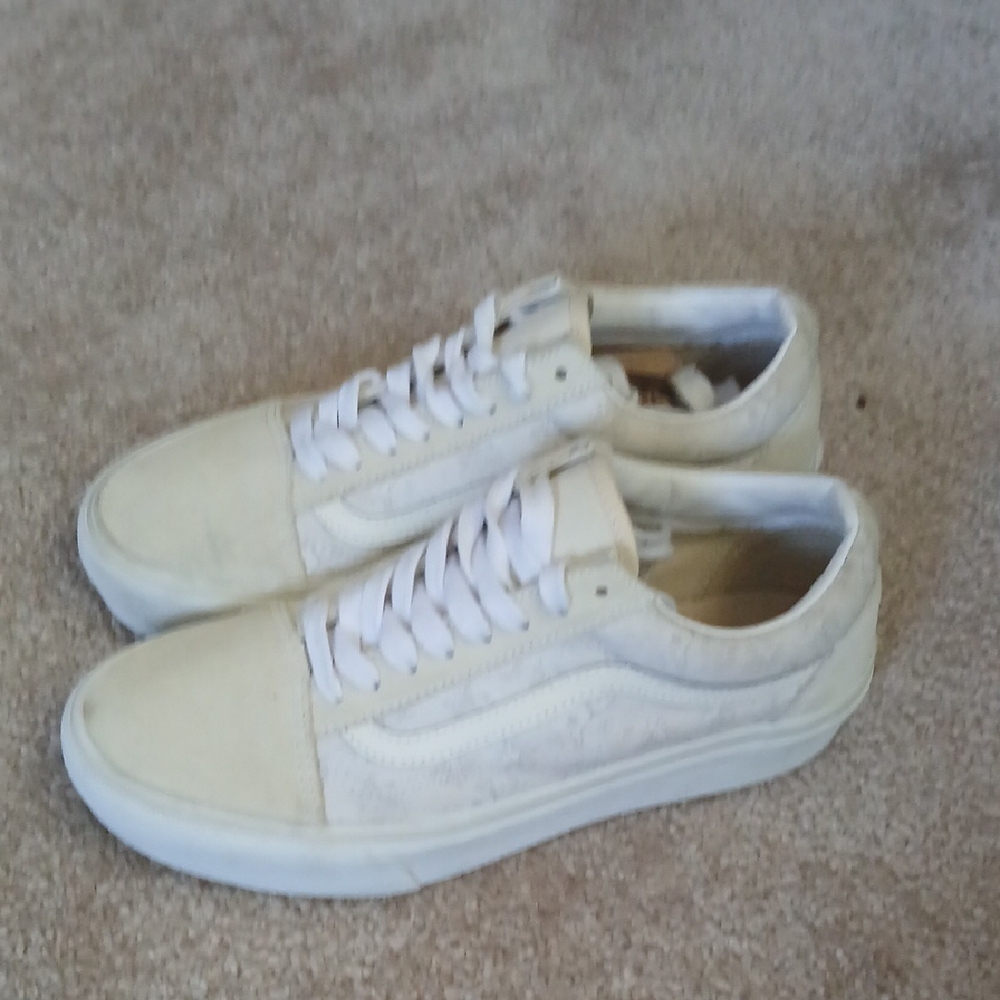 Off White Size 8 Womens Vans Platforms